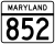 MD Route 852.svg