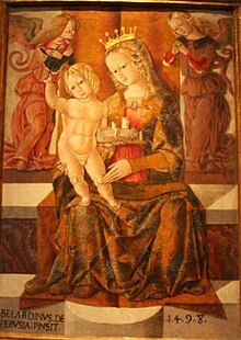 Madonna con Bambino, Bernardino di Mariotto, 1498