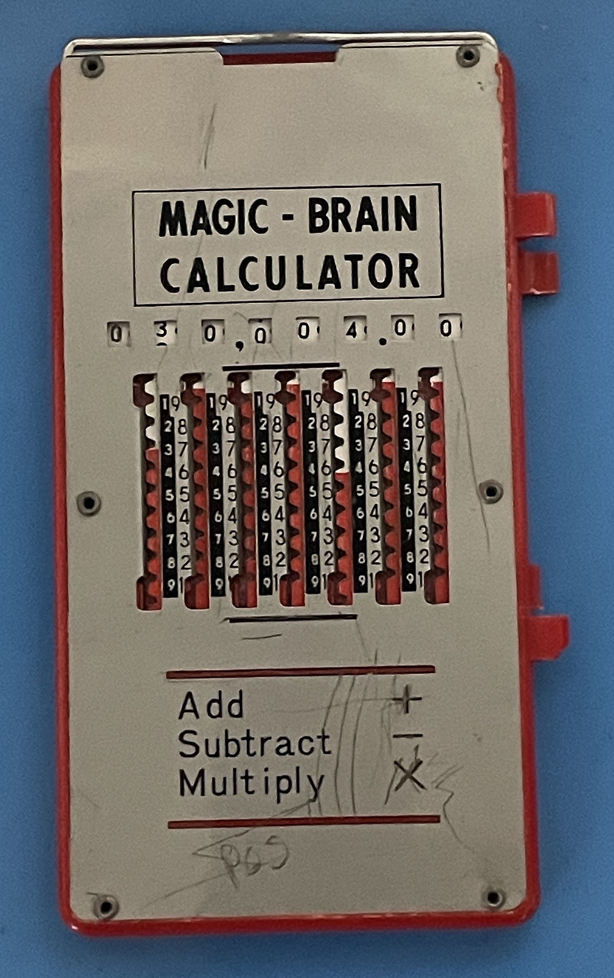 Vintage Chadwick Magic Brain Calculator on A La Modern