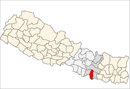 Distretto di Mahottari – Localizzazione