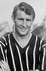 Malcolm Allison managed the club from 1963 to 1964. Malcolm Allison at Bath City in 1962.jpg