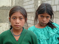 Mam-Mädchen im Hochland von Chiapas