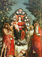 Trivulzio Madonna Andrea Mantegna, 287 × 214 cm, 1497.