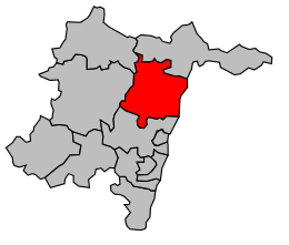 Canton de Lugny - Carte