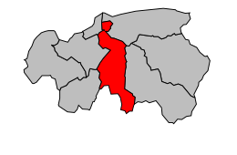 Canton de Thonon-les-Bains-Est - Carte