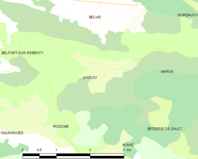 Joucou - Localizazion