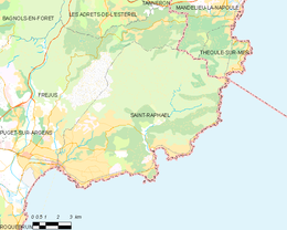 Saint-Raphaël – Mappa