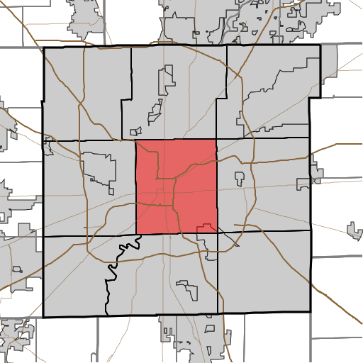 File:Map highlighting Center Township, Marion County, Indiana.svg