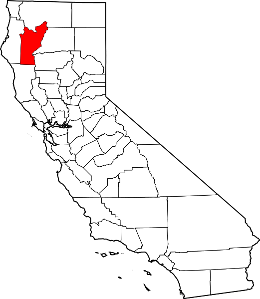 File:Map of California highlighting Trinity County.svg