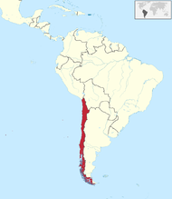 Map of Chile in South America.png