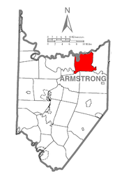 Mahoning - Harta