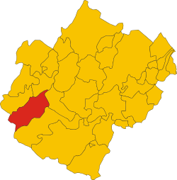 Premilcuore within the Province of Forlì-Cesena