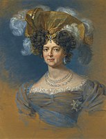 Empress Maria Fedorovna by G.Dawe (1820s, private collection)