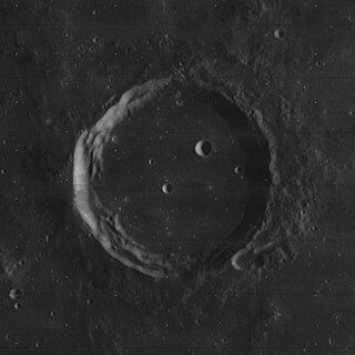 Marius (crater) impact crater