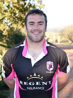 Marnus Hugo South African rugby union player