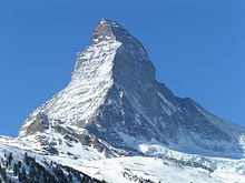 Il Cervino visto da Zermatt.