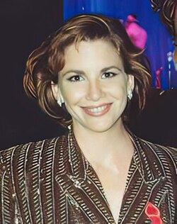 Melissa Gilbert at the 1991 Emmy Awards cropped.jpg