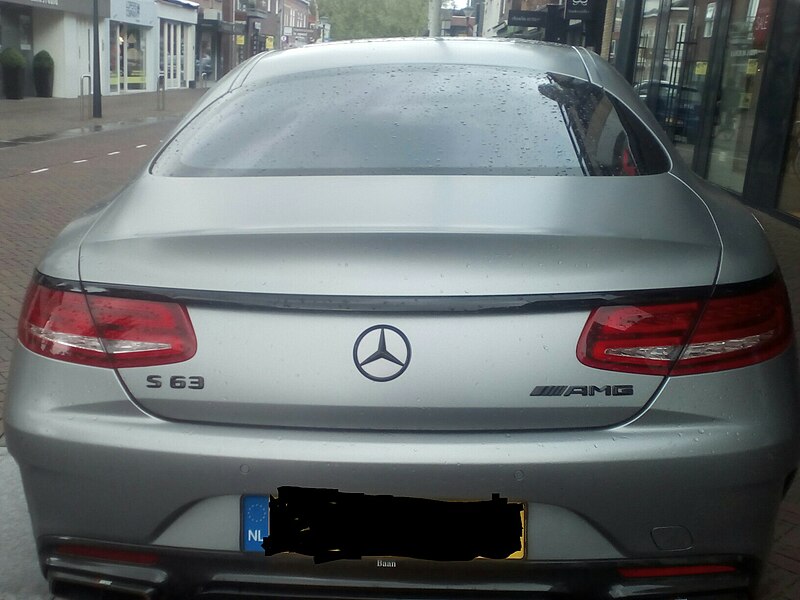 File:Mercedes-AMG S 63 - Rear view short distance.jpg