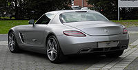 Mercedes-Benz SLS AMG (C 197) – Heckansicht (2), 10. August 2011, Düsseldorf.jpg