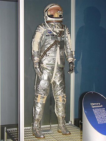Grissom's Project Mercury spacesuit on display at the U.S. Astronaut Hall of Fame