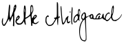 Signature of Mette Abildgaard