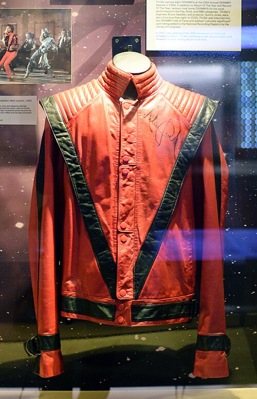 The jacket worn by Jackson