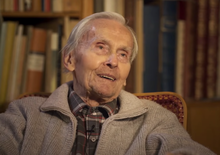 Miroslav Zikmund krátce před svými 99. narozeninami