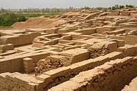Ruinane av Mohenjo-daro.