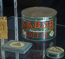 The Nabob Coffee Company, from Vancouver, has sold coffee in Canada since 1896 NAM - Nabob Irradiated Coffee (280585403).jpg