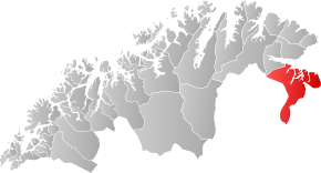 Poziția localității Comuna Sør-Varanger