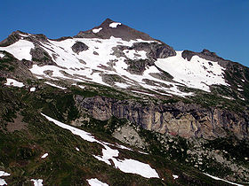 Vue du Naafkopf, depuis l'est.