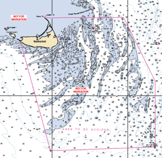 <span class="mw-page-title-main">Nantucket Shoals</span> Area of dangerously shallow water in the Atlantic Ocean