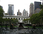 Bryant Park, von Nordwesten gesehen (Oktober 2010)