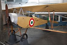 Nieuport-Macchi no Museo nazionale della scienza e della tecnologia Leonardo da Vinci em Milão.