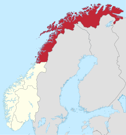 Norvegia settentrionale - Localizzazione