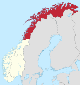 Nord-Norge - Beliggenhet