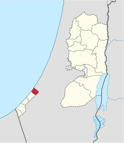 Localização de Gaza do Norte