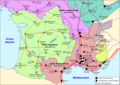 Occitània - Organizacion administrativa entre lei sègles I e III.png