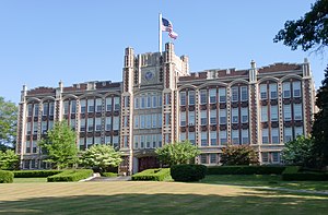 The former Chicopee High School