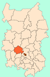 District de Ljubinsky - Carte