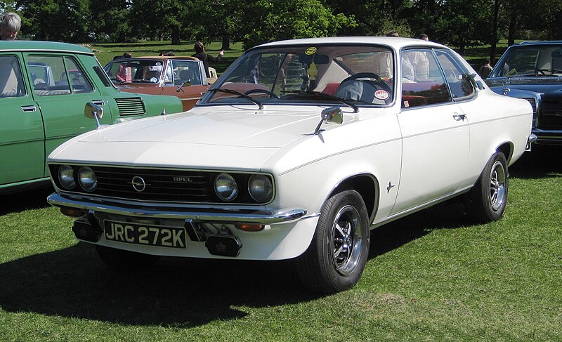 File:Opel Manta A first registered in England November 1971 1600ish cc.JPG