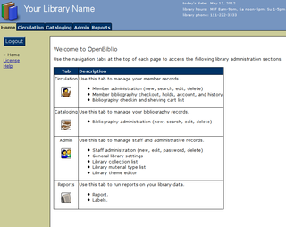 <span class="mw-page-title-main">OpenBiblio</span>