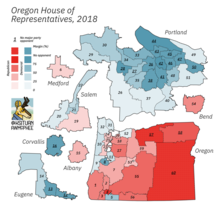 2018 Oregon House of Representatives elections Oregon State House 2018.png