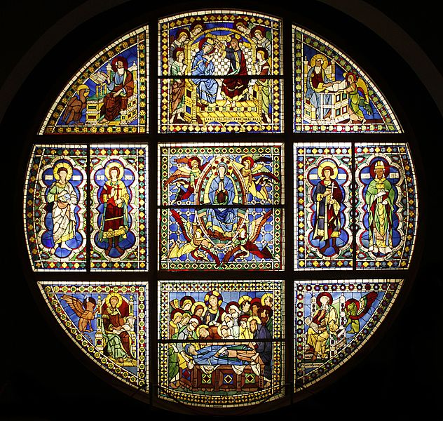 File:Original rose window of the Duomo by Duccio - Museo dell'Opera del Duomo - Siena 2016 (2).jpg