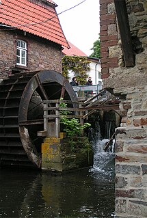 Nette (Hase) River in Germany