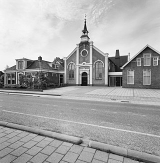 <span class="mw-page-title-main">Roodeschool</span> Village in Groningen, Netherlands