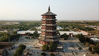 <span class="mw-page-title-main">Pagoda of Fogong Temple</span> Pagoda in Ying County, Shanxi, China