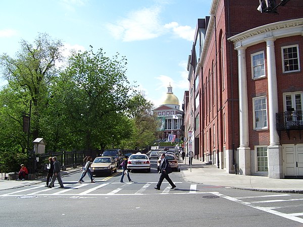 Park Street, looking toward the Massachusetts State House