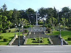 A entrada do Parque do Castro, maio de 2006.