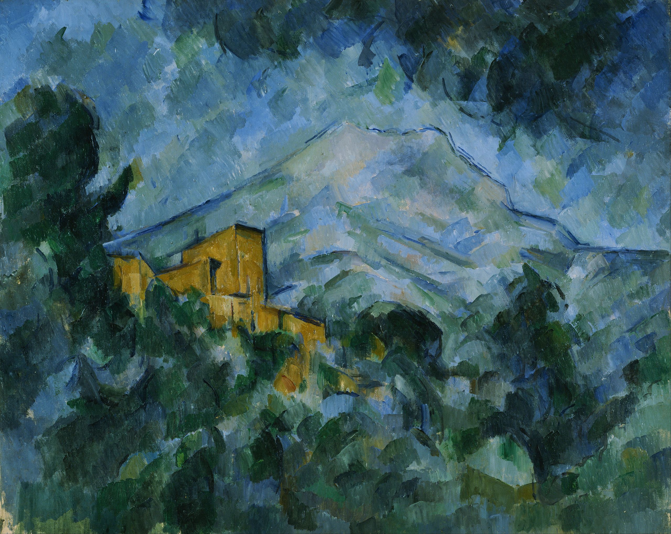 ファイル:Paul Cezanne - Mont Sainte-Victoire and Château Noir 